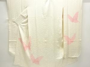 蝶模様振袖用長襦袢（刺繍衿付）